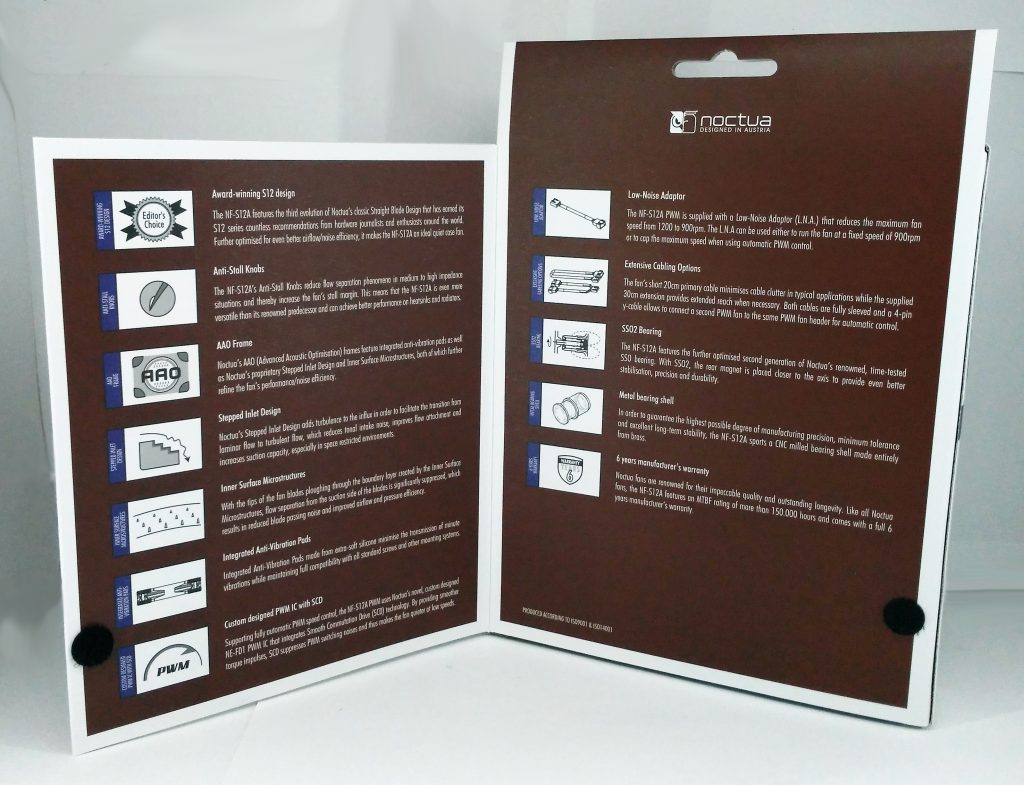 Noctua NF-S12A PWM - Finestra posteriore 3